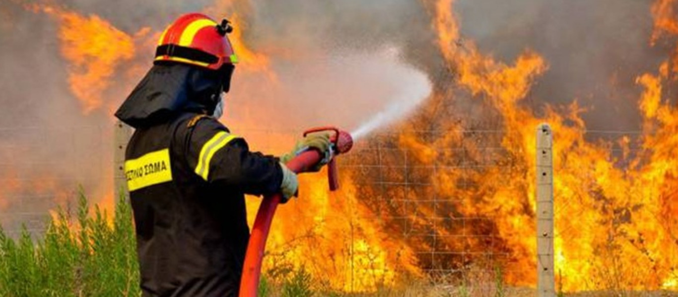 Δείτε τον χάρτη πρόβλεψης κινδύνου πυρκαγιάς για το Σάββατο 22/7 (φωτό)